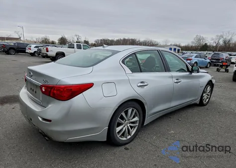 2014 Infiniti Q50 Hybrid Premium z USA, uszkodzony, nr VIN JN1AV7AR3EM703476